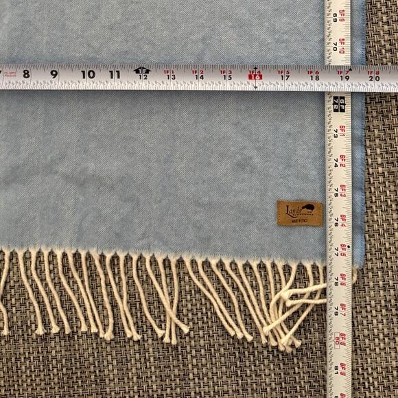 LANDS DOWN UNDER Chambray Italian Herringbone Scarf - Picture 5 of 5